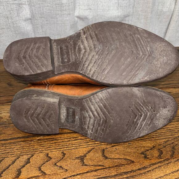 Georgia Boot G4742 Men’s 12” Wellington Work Boots Oak Harness Leather 10W - Picture 8 of 8